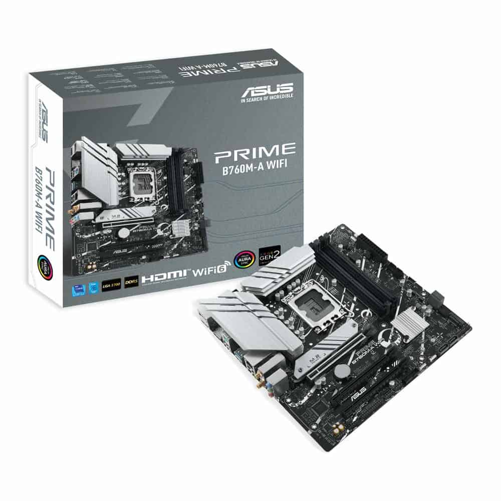 ASUS PRIME Intel B760M-A WIFI micro-ATX Motherboard